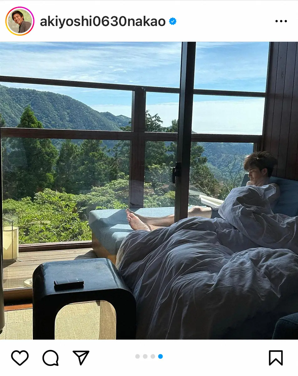 【画像・写真】中尾明慶＆仲里依紗　ラブラブ2ショットで中尾の35歳の誕生日お祝い「こんな家族と過ごせ…俺幸せっす」