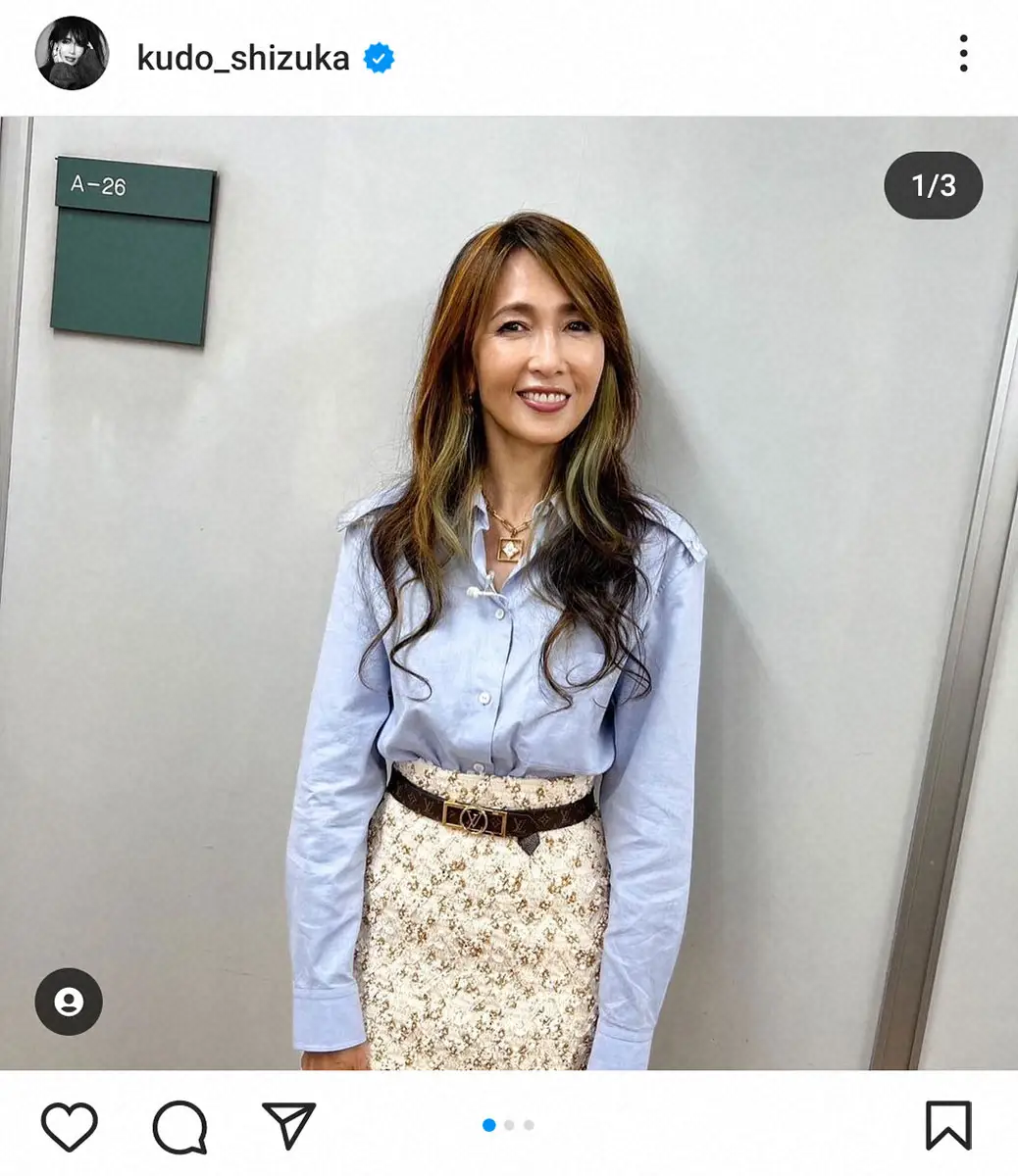 【画像・写真】工藤静香「あさイチ」出演で朝5時半にNHK入り！移動中はすっぴん姿　「可愛い」「お肌ピカピカ」の声