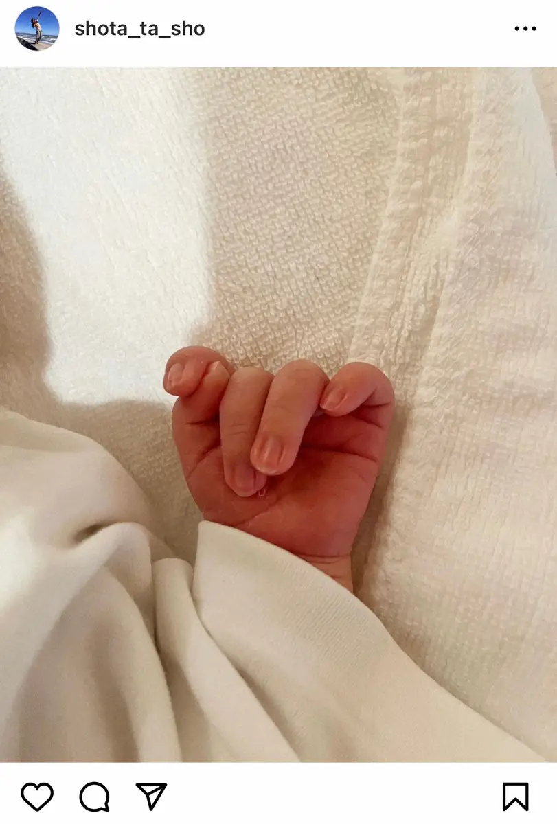 【画像・写真】斉藤祥太　第1子となる女児の誕生を報告「日々成長していく娘の姿は何よりも楽しみ」