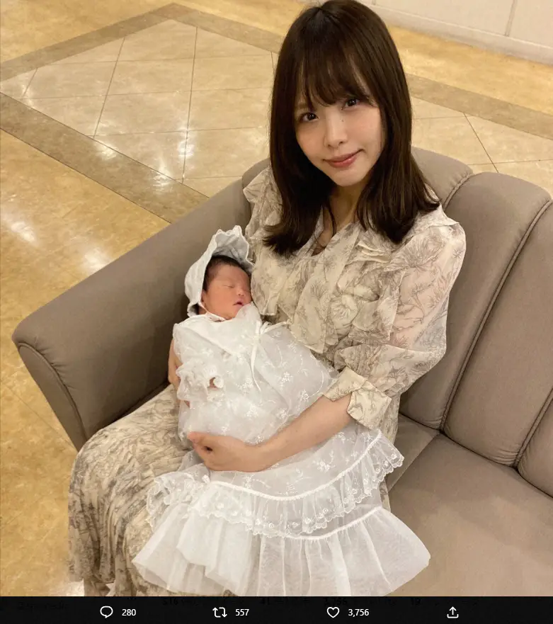 【画像・写真】元SKE48・松村香織　第1子女児出産　産後貧血＆高血圧で入院長引くも「今は自宅で元気いっぱい」