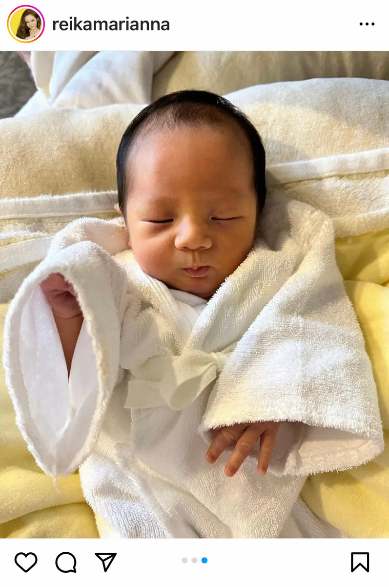 【画像・写真】黒木啓司さんの妻、宮崎麗果さん　「ミニ啓司産んでしまった」“顔出し”報告に「そっくり」「瓜二つ」の声