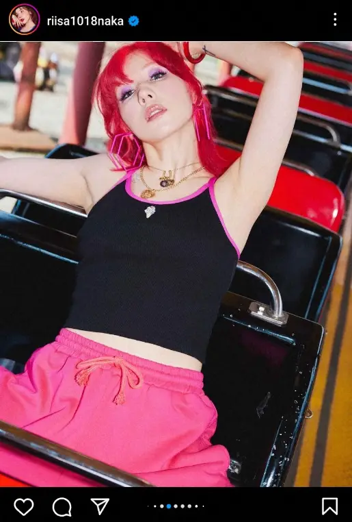 【画像・写真】仲里依紗　“暑すぎてブラつけたくない日の救世主”キャミ公開に「最高っす！」「スタイルレベチ」