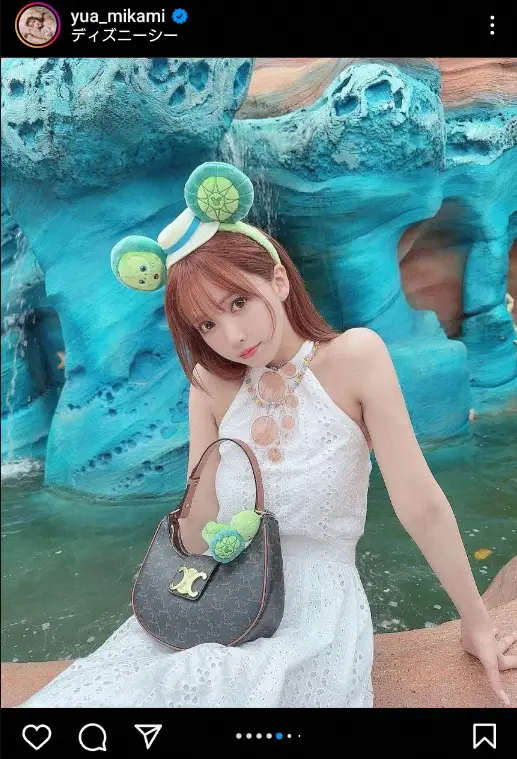 【画像・写真】三上悠亜　オル・メルカチューシャ＆白ワンピ姿披露に「異次元のアイドルだ」「可愛い過ぎる～」