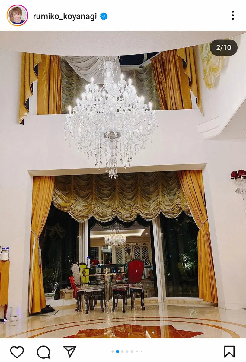 【画像・写真】小柳ルミ子　たかの友梨さん豪邸訪問で感動「ベルサイユ宮殿!?と思っちゃう程」