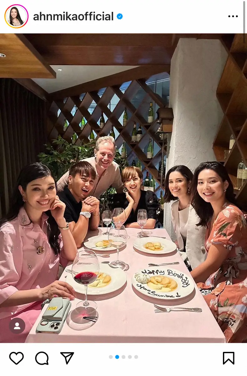 【画像・写真】アンミカ「互いのお誕生日をお祝いし合う」すみれの誕生日パーティーで集った豪華メンバー