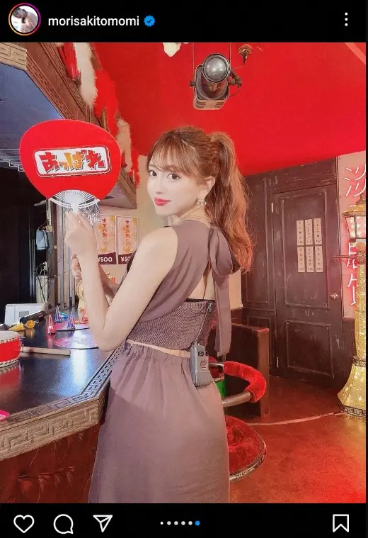 【画像・写真】“日本一エロすぎるグラドル”森咲智美　ノースリーブワンピ姿披露に「ポニテ可愛い」「素敵！！」