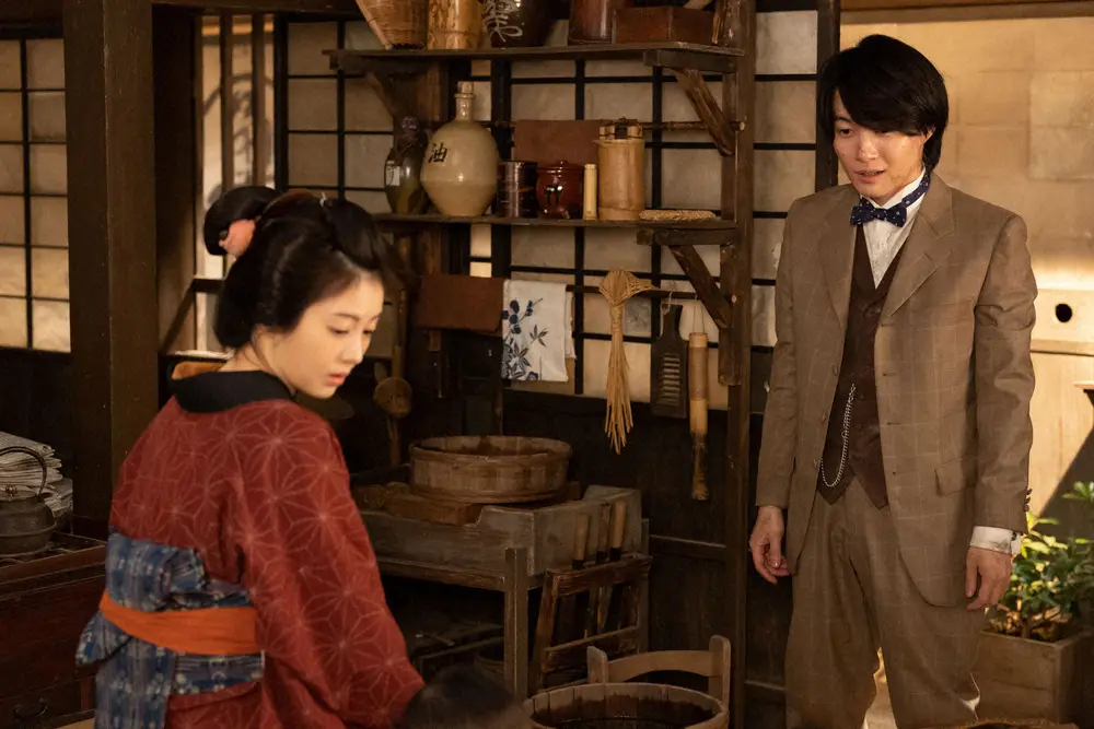 【画像・写真】【明日7月26日のらんまん】第83話　野宮が田邊教授に“提案”…万太郎は池に落ち、不思議な植物を発見