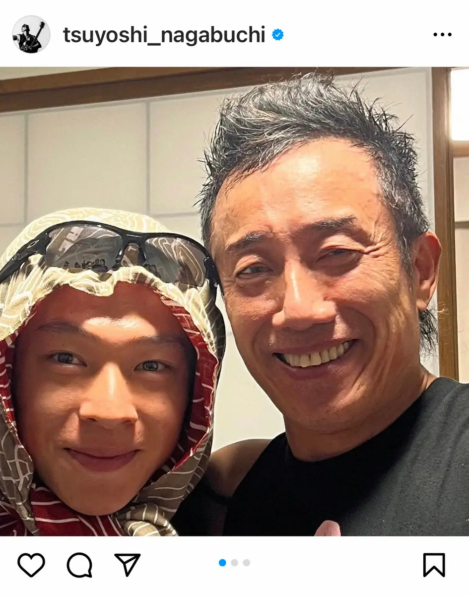 長渕剛公式インスタグラム（＠tsuyoshi_nagabuchi）から - スポニチ