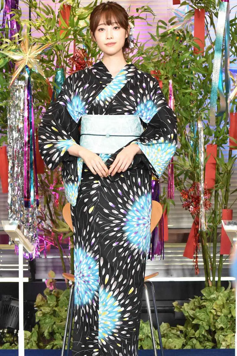 【画像・写真】高橋ひかる　浴衣姿で主演ドラマPR　願い事は「運転免許を取りたい」