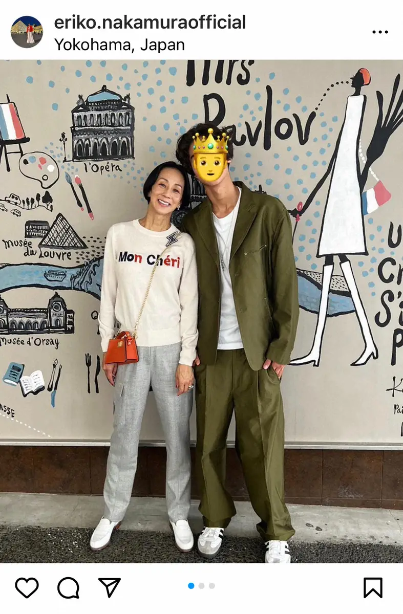 【画像・写真】中村江里子　16歳長男と撮影へ　“絵になる”母子ショット公開に「素敵すぎ」「息子さんかっこいい」の声