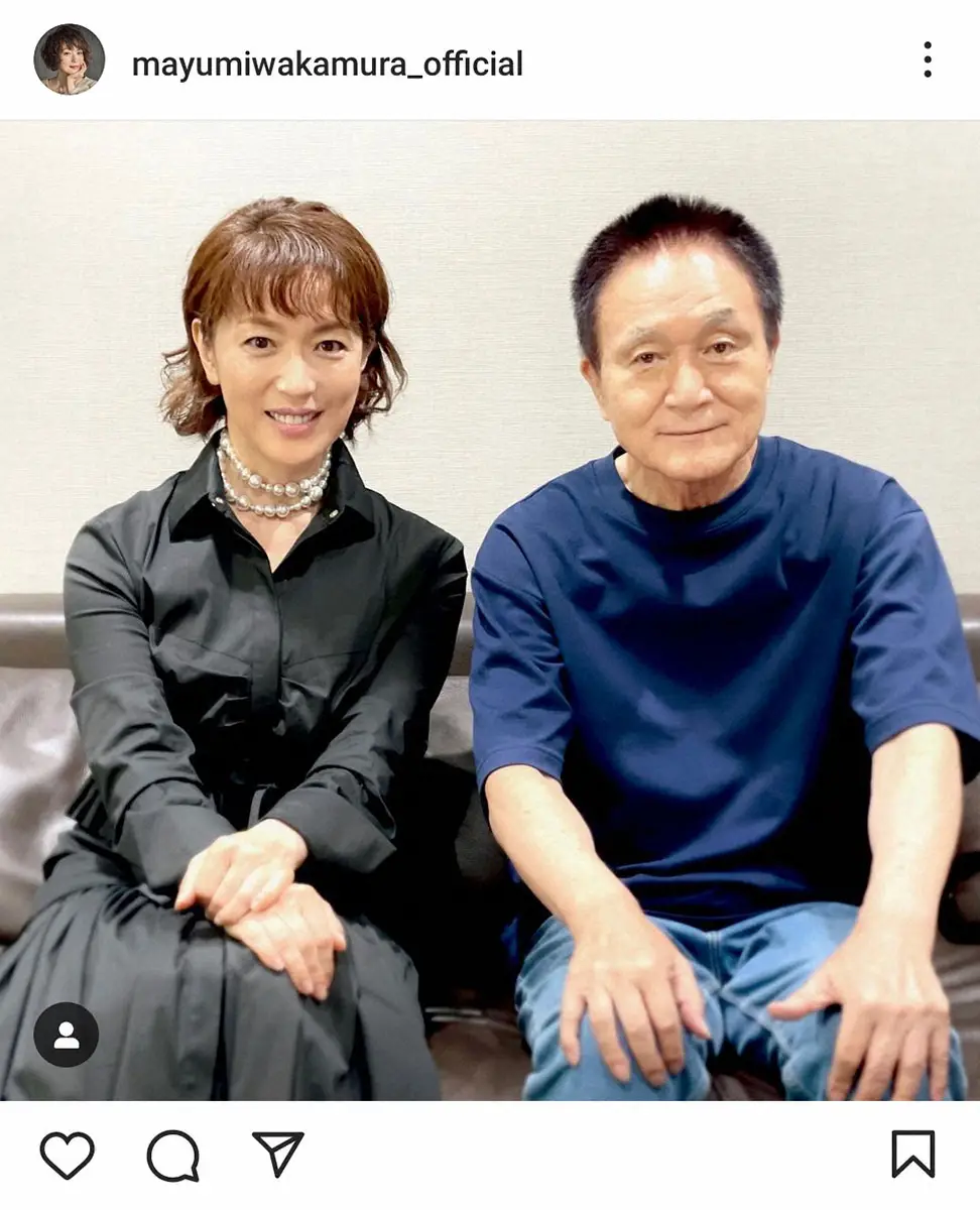 【画像・写真】若村麻由美「中学時代のアタシに教えてあげたい」　超大御所との感激対面に「素晴らしい」の声