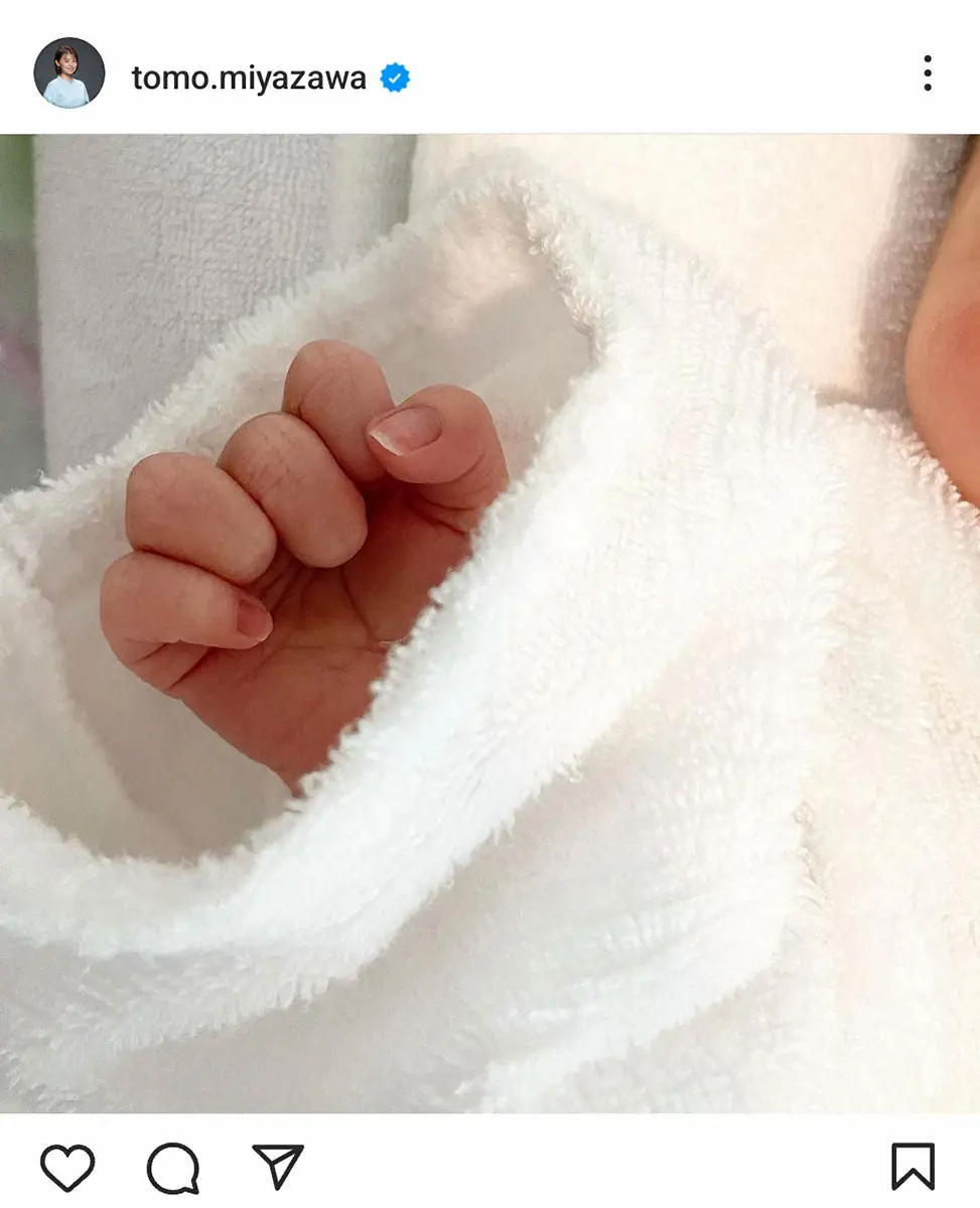 【画像・写真】宮澤智アナ　第1子出産を報告「家族みんなで力を合わせ　日々成長していきたい」