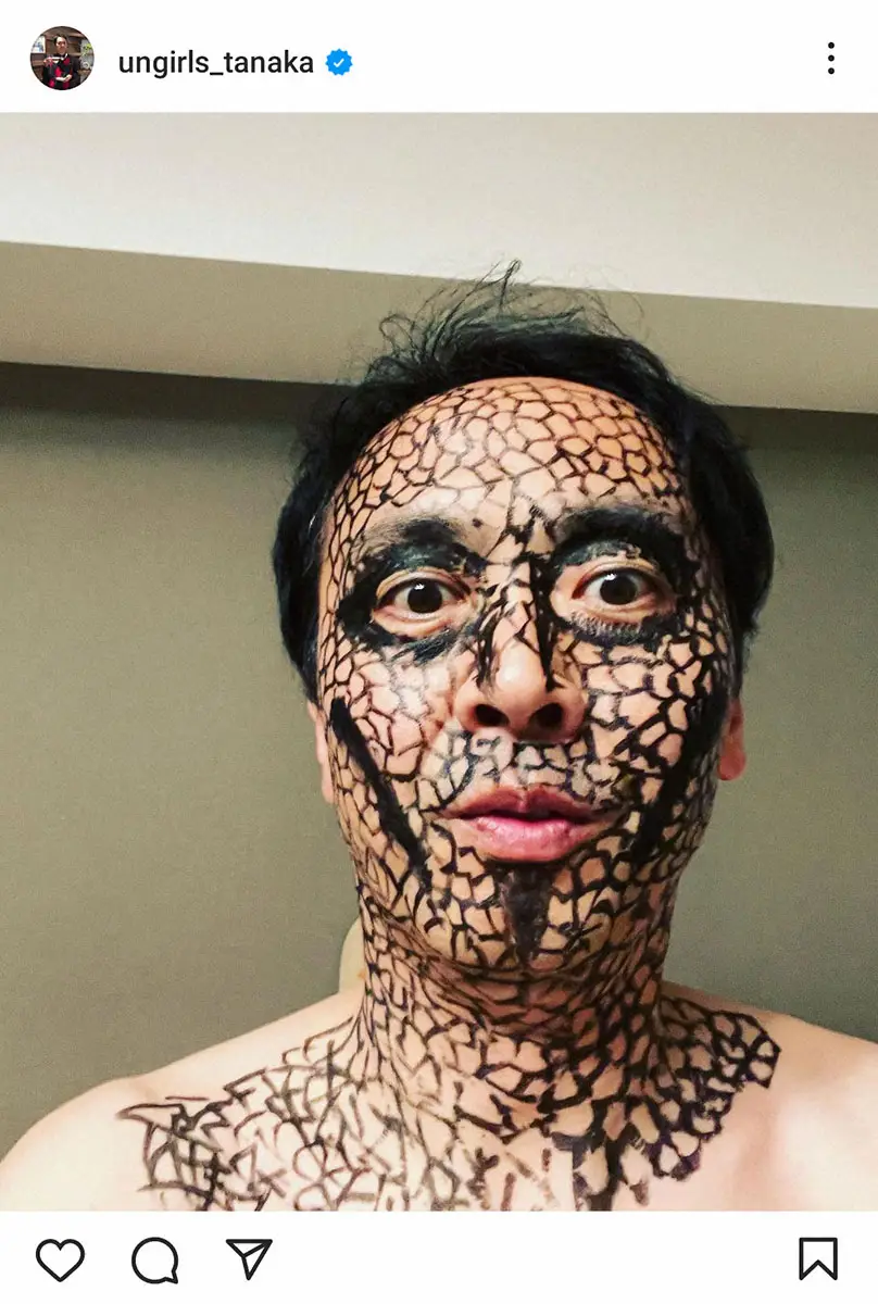 【画像・写真】アンガ田中卓志　インスタのフォロワーを一気に1000人失った画像を告白　「気持ち悪い」と苦情続出