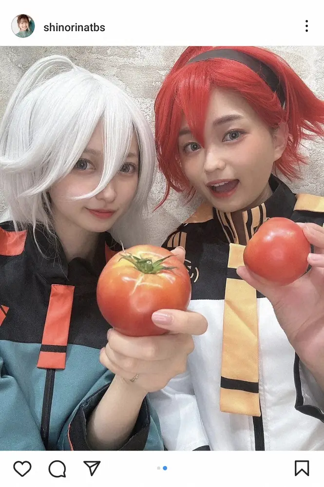 【画像・写真】TBS篠原梨菜＆佐々木舞音アナ　「機動戦士ガンダム」“スレミオ”コスプレに「激似」「尊い」の声