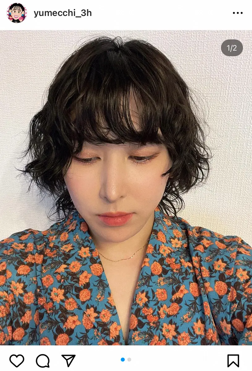 【画像・写真】3時のヒロイン・ゆめっち　休養中にヘアチェンジ！新しい髪型に「ほんと美人」「中島美嘉かと思った」の声