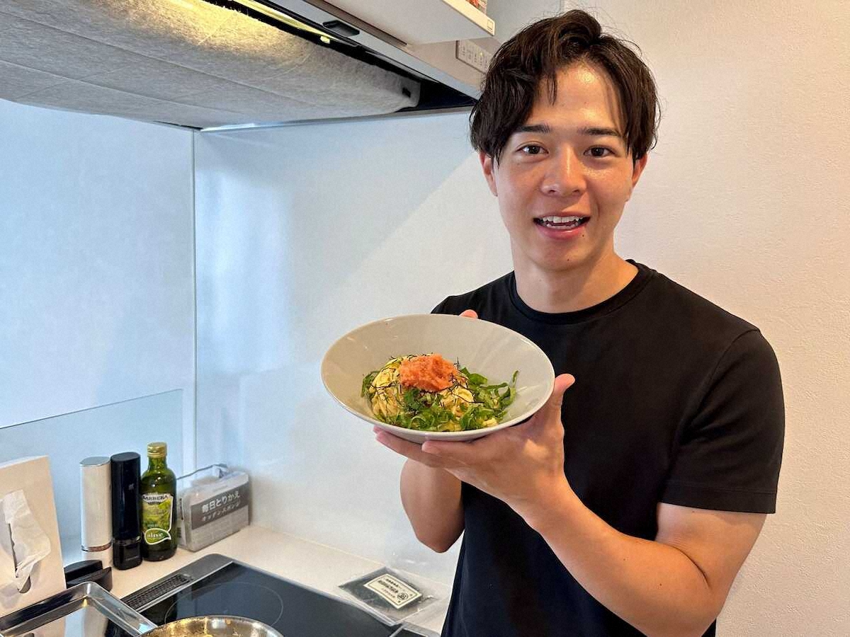 【画像・写真】ABC・小西陸斗アナ　コロナ禍きっかけで自炊するように　得意料理はパスタ　さらに最近よく作るのは…