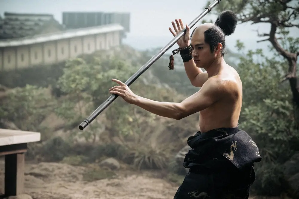 【画像・写真】大河ドラマ「どうする家康」第31話。槍の稽古に励む本多忠勝（平八郎）（山田裕貴）は、徳川家康に聞かれるまでもなく…（C）NHK