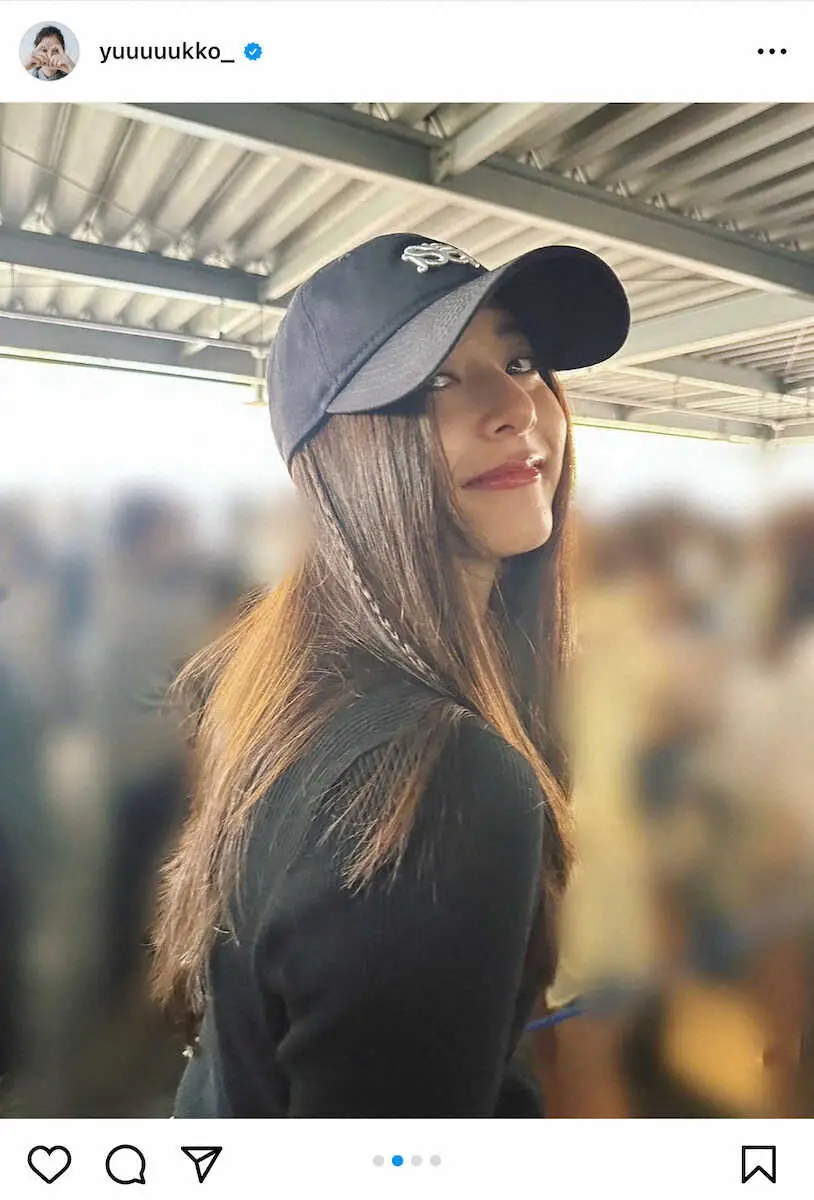 【画像・写真】新木優子の公式インスタグラムから（＠yuuuuukko＿）