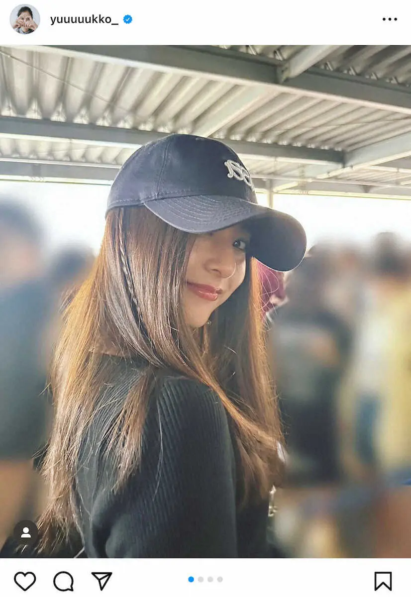 【画像・写真】新木優子の公式インスタグラムから（＠yuuuuukko＿）