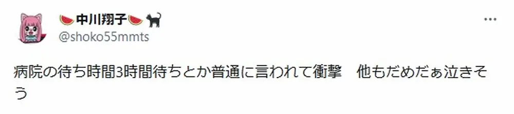 【画像・写真】中川翔子　病院の待ち時間「3時間」に絶望も、話題の名作ドラマに救われる!?「良い時代」の声