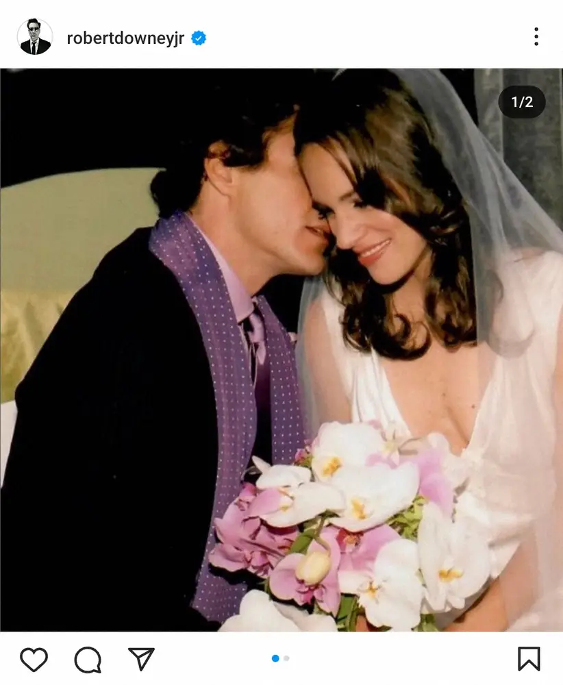 【画像・写真】ロバート・ダウニーJr.　結婚当時の写真を18回目の結婚記念日に再現！「最高の写真」と称賛＆祝福の嵐