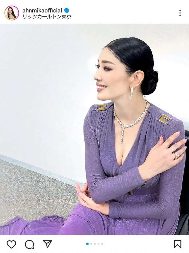 【画像・写真】アンミカ　豪華ジュエリーとラベンダー色ドレスに「むっちゃほんまは好きやねんで」