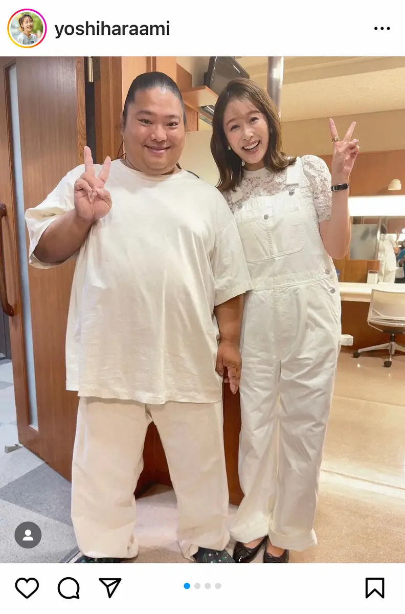 【画像・写真】TBS良原安美アナ　「VIVANT」万能キャラの人気者との対面に「うれしすぎ」　まさかの双子コーデも