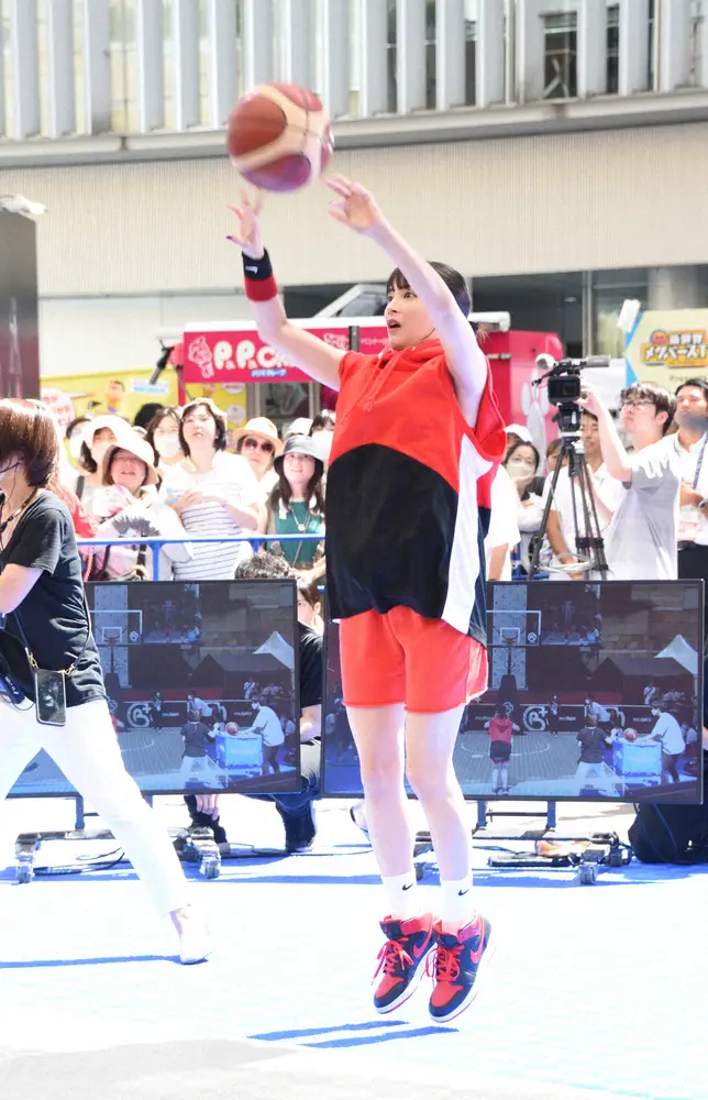 【画像・写真】広瀬すず　バスケW杯での五輪切符獲得に期待「ドキドキが安心に変わりました」　カボベルデ戦注目選手は…