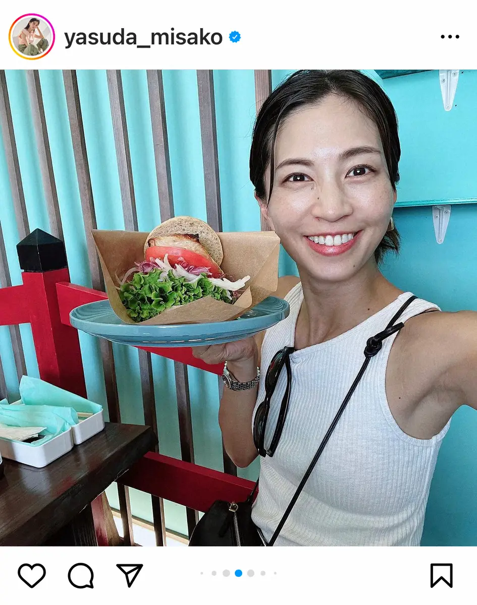 【画像・写真】安田美沙子　沖縄で家族旅行満喫　バスケW杯も重なり「スペシャル」「沖縄移住が羨ましくなった」