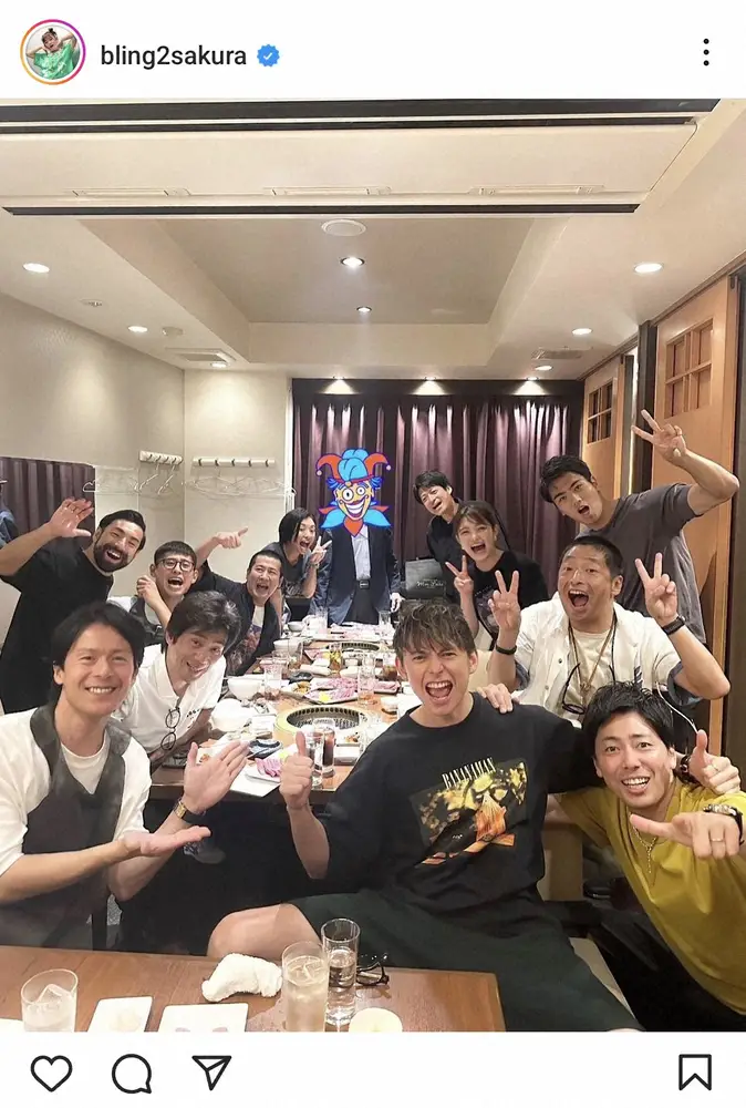 【画像・写真】井上咲楽　「100キロマラソンお疲れさま会！」集合ショット披露に「みんなが笑顔で良いですねー」の声