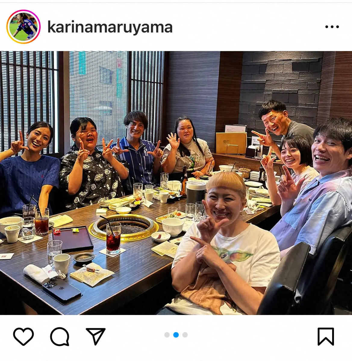 【画像・写真】丸山桂里奈　「みんな忙しいのに」売れっ子だらけの豪華メンバーで焼肉ランチ　「ずっと笑ってた」