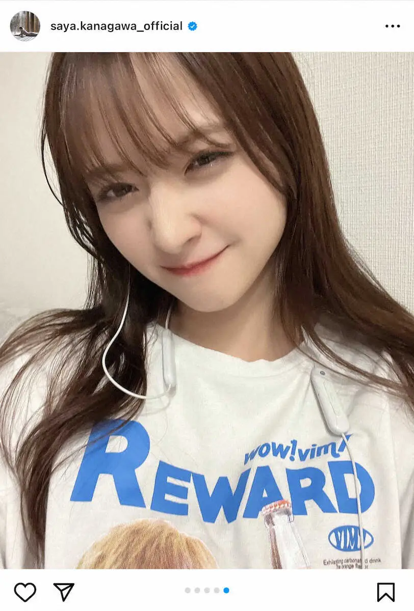 【画像・写真】乃木坂46・金川紗耶の公式インスタグラム（＠saya.kanagawa_official）から。