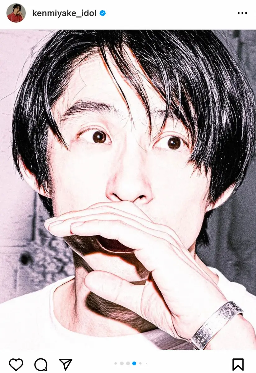 【画像・写真】三宅健　神々しい自然光ショットにファン歓喜「奇跡のオジサン」「空から降りてきたの？」