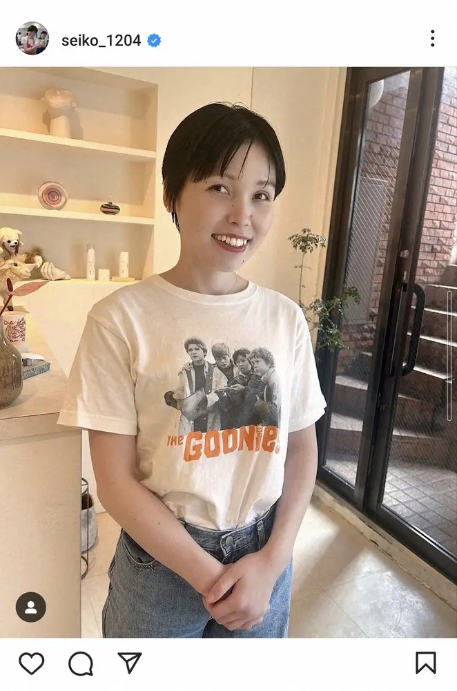 【画像・写真】尼神インター誠子　「ポイントは長めの前髪」秋ショートの新ヘア披露に「ますます綺麗に」「素敵」の声