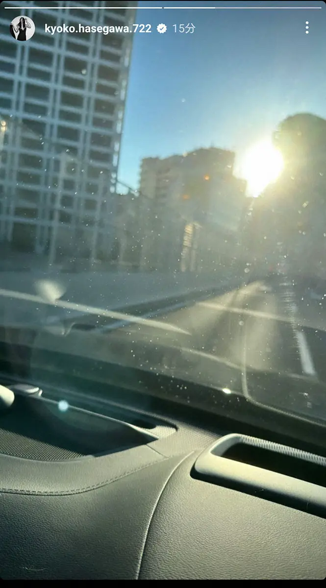 【画像・写真】長谷川京子　愛車ボルボで“子供たちのドライバー”姿披露に「後部座席、贅沢すぎる」「素敵」の声