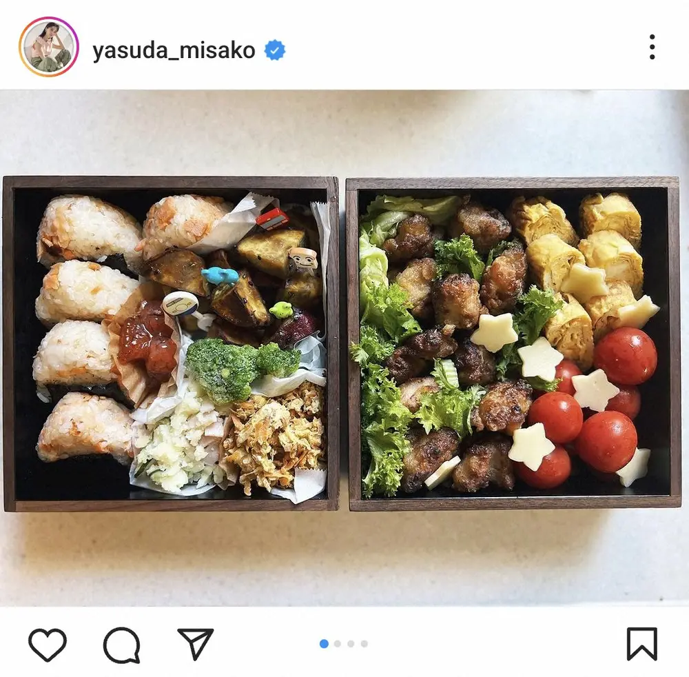 【画像・写真】安田美沙子　6歳＆3歳息子の運動会手作り弁当披露「朝バッタバタすぎて」も「めっちゃ美味しそう」の声