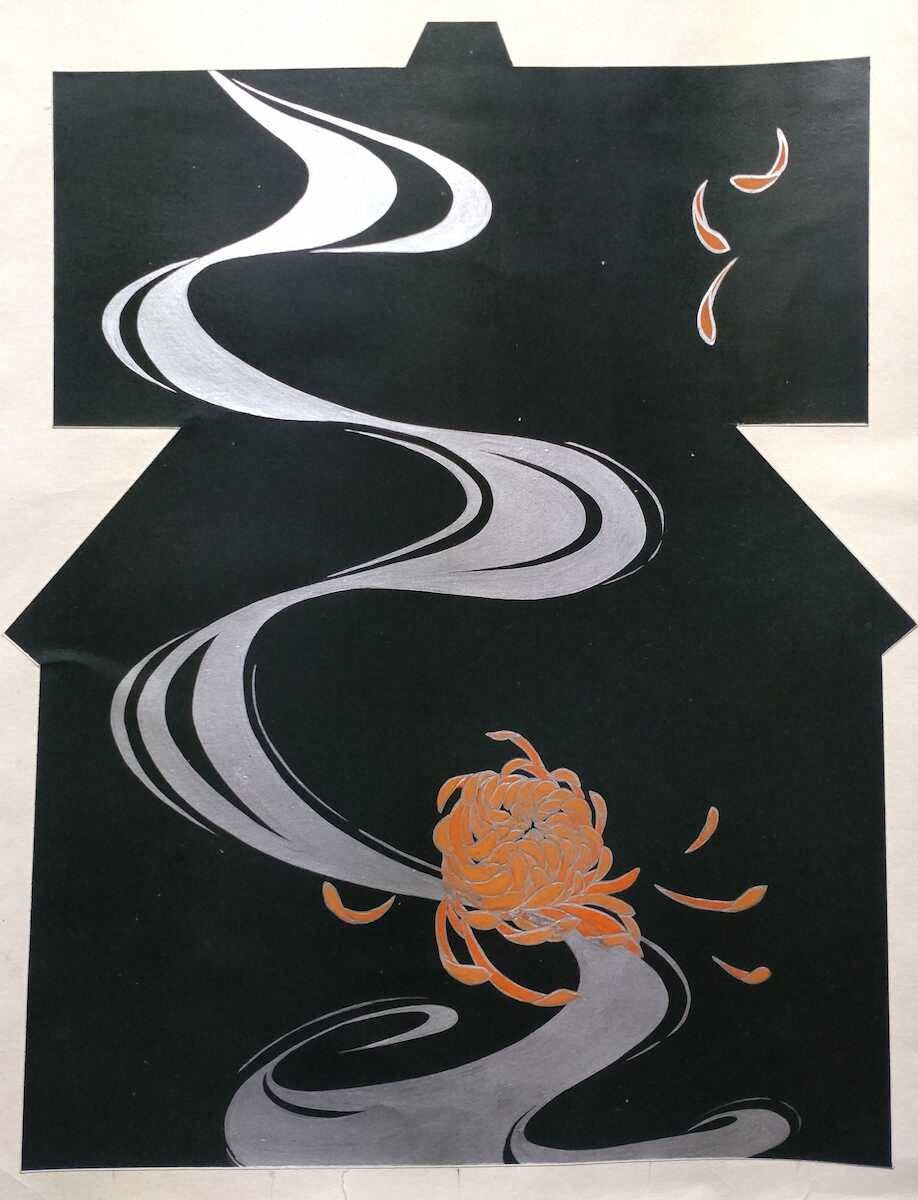 【画像・写真】小篠綾子先生が作ってくださった衣装　（筆者提供写真）