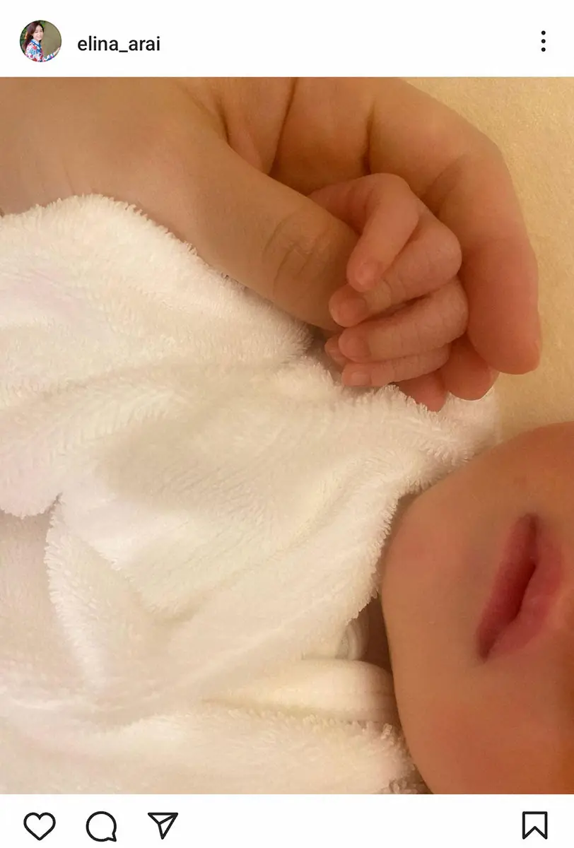 【画像・写真】新井恵理那　第1子出産を報告「はじめての子育ては日々勉強することばかりで、楽しいです」