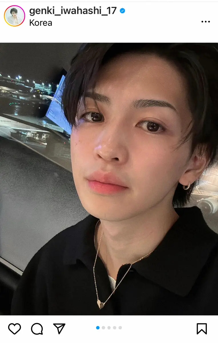 【画像・写真】元キンプリ岩橋玄樹、両腕“びっしりタトゥー”姿　韓国到着報告「世界一かっこいい」「爆イケ度増した」