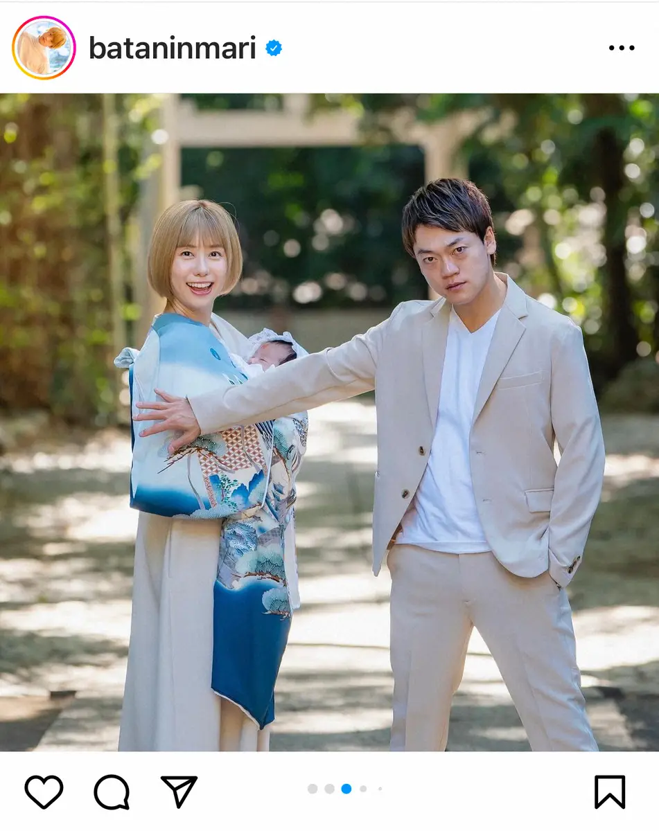 【画像・写真】おばたのお兄さん　「腕前がプロ並み」後輩芸人撮影の幸せ家族ショット公開「これはプロ」「良い家族写真」