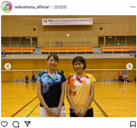 【画像・写真】潮田玲子　「オグシオ」小椋久美子さんと久々2ショット　フォロワー歓喜「オグシオ最高」「綺麗」