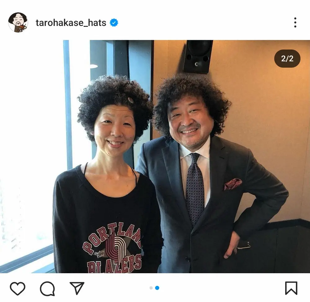 【画像・写真】葉加瀬太郎　Wアフロ！？「髪型に親近感」番組ゲストとの2ショットに「他人とは思えない」の声