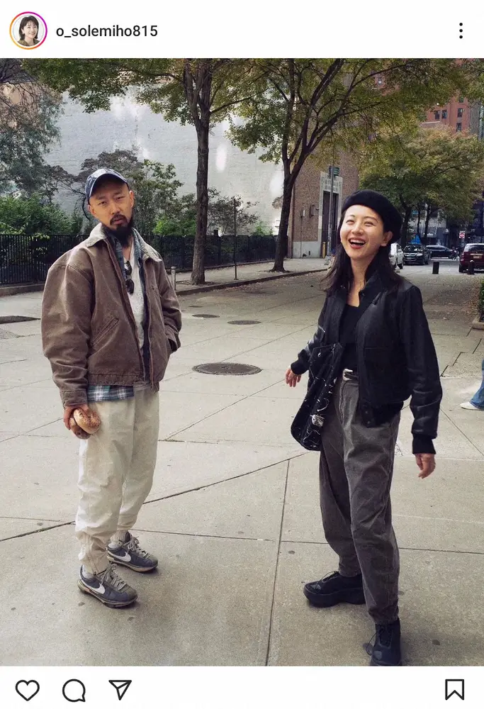 【画像・写真】大橋未歩　「くだらないことで笑ってベーグルを半分こして」夫妻仲良し2ショでもうすぐ帰国のお知らせ