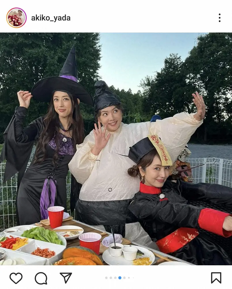 【画像・写真】矢田亜希子　「子どもの頃大好きだったキョンシー」コスプレ披露に「可愛い過ぎる！」「最高」の声