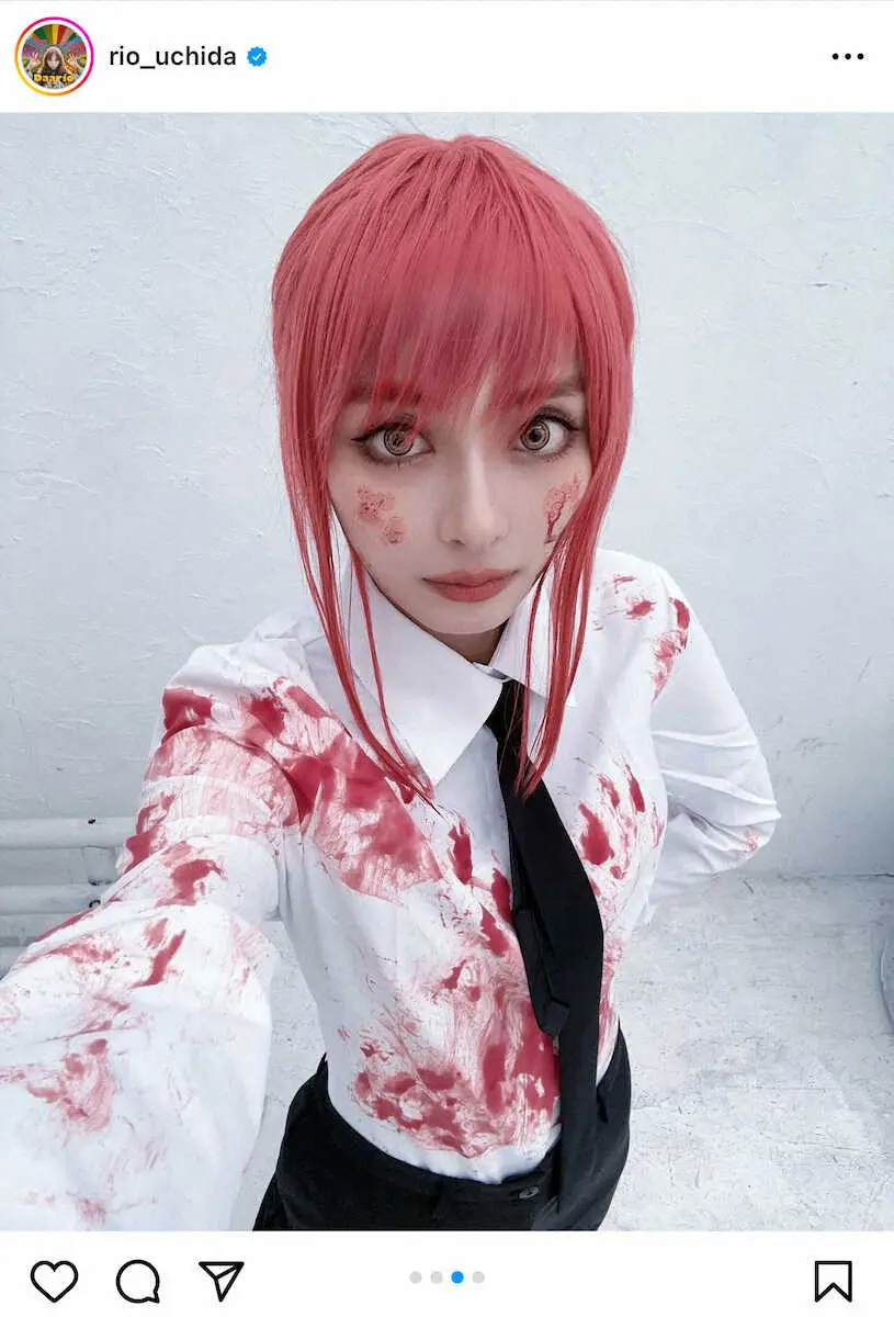 【画像・写真】内田理央　大人気漫画キャラに大変身！「拘りパネェ」「神秘的な可愛さ」「赤髪似合いすぎ」など絶賛の声