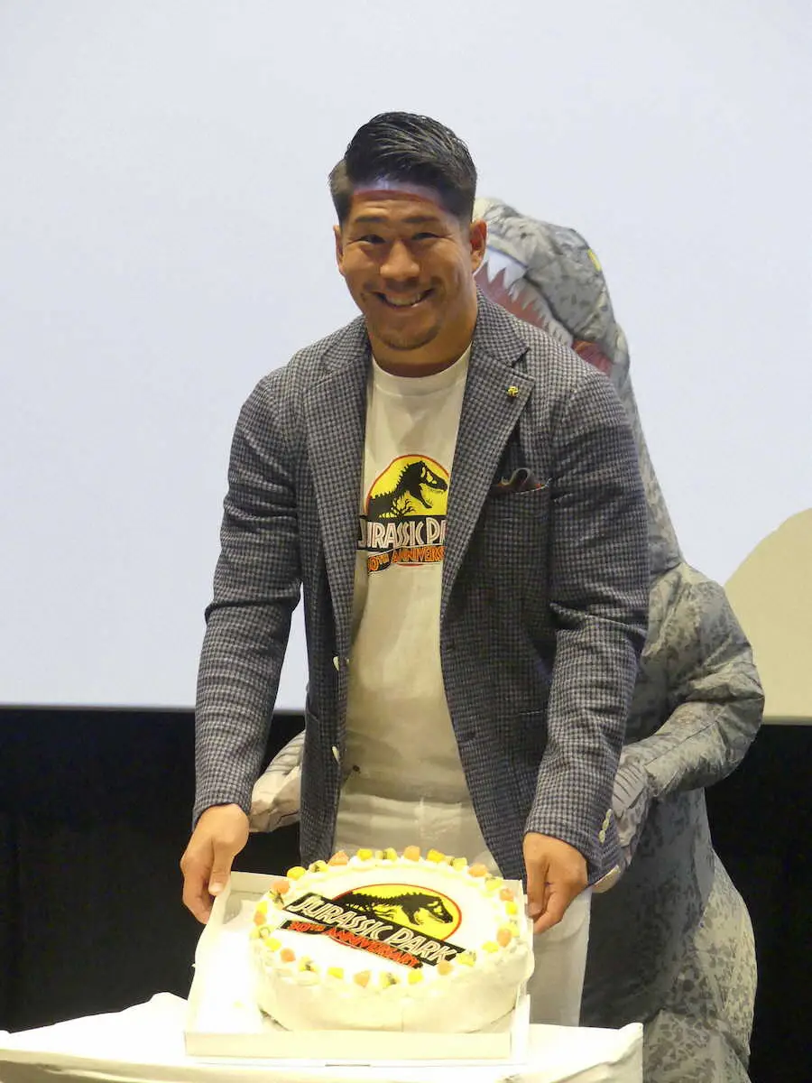 【画像・写真】ラグビー日本代表松田力也　恐竜ポーズ披露で「試合以外は恥ずかしい」