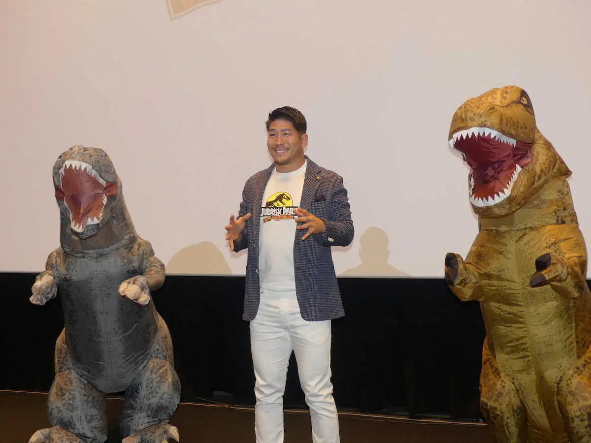 【画像・写真】ラグビー日本代表・松田力也　試合以外で恐竜ポーズ「恥ずかしいですね…」