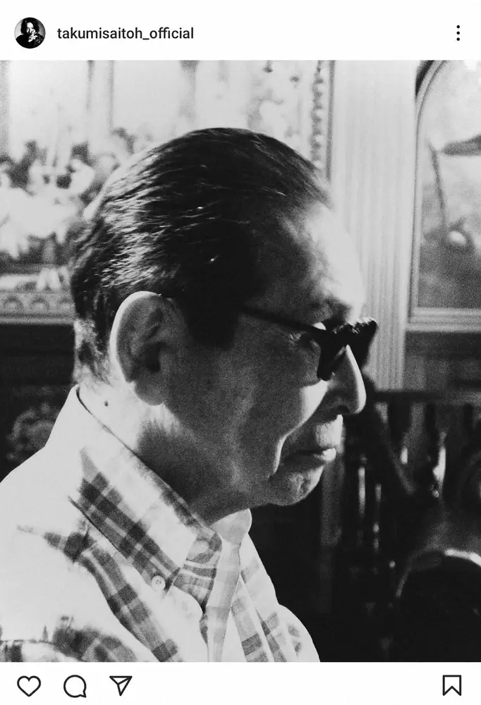 【画像・写真】斎藤工が撮影　“誕生日が同じ”お笑いビッグ3メンバーのモノクロ写真にMEGUMIらも「いいね！」