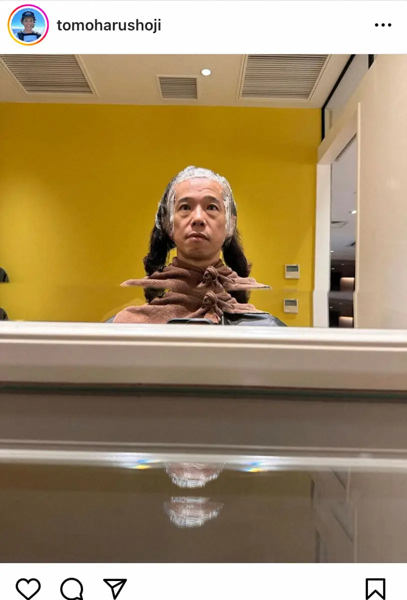 【画像・写真】庄司智春の「髪染め」報告に反響「怖いよ」「スヌーピー」「グーフィー」「何故か面白い」「首長っ！！」