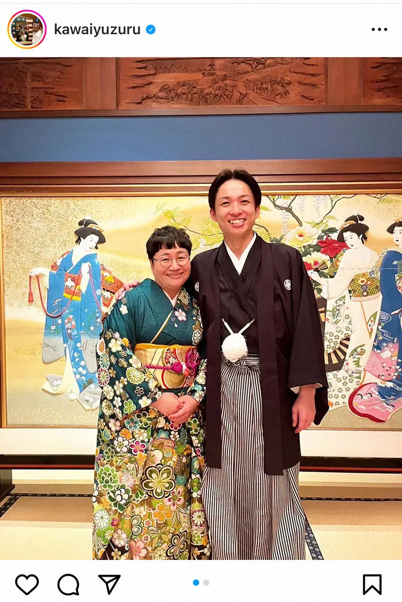 【画像・写真】アインシュタイン河井　近藤春菜と“結婚風”2ショットに「結婚発表かと思った笑」の声